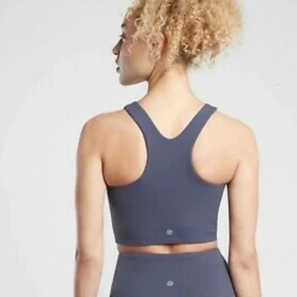 Athleta conscious crop bra A-C purple size XS - Picture 2 of 8